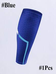 1pc Compression Leg Sleeve, Breathable Elastic Calf Support Suitable For Men And Women, Football, Fitness, Hiking, Cycling, Etc. - Multicolor - View 14