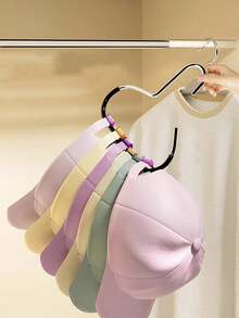 6pcs Hat Rack, Belt Rack, Wardrobe Hanging Hook Organizer, Dorm Closet Cap Holder, Multi-Function Hat Circular Hanging Hook - Multicolor - View 8