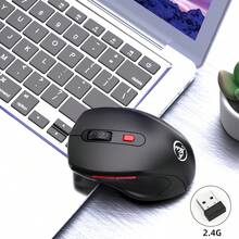 HXSJ 2.4G 无线鼠标，1600 DPI，6 个按键，USB 光学技术，适用于笔记本电脑和台式电脑 - 查看 9