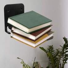 1/2/4 Piezas Estantes de Libros Flotantes Modernos e Invisibles, Estantes de Almacenamiento Multifuncionales Montados en la Pared, Adecuados para el Hogar, la Oficina y la Sala de Estudio - No se Requiere Electricidad - Multicolor - Ver 12
