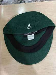 KANGOL Men's Baseball Cap - Summer Lightweight Polyester Model - Beanie Hat For Both Men And Women - Mesh Windproof Hat HENU - 墨綠色網眼訂製款 - 查看 13