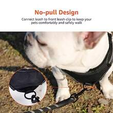 No-Pull Adjustable Soft Padded Dog Vest Harness with Reflective Stripes Black Small - Negro - Ver 6
