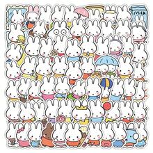 MIFFY 102pcs Cute  Rabbit Gift Box Set Includes Stickers, Waterproof Decals, Notebook And Cup Decorations, Casual Style, Spring And Classroom Party Favors - Multicolor - View 2
