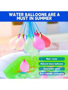 Balloons Tropical Party 1332+ Rapid-Filling Self-Sealing Water Balloons By  Water Balloon For The Whole Family, Kids, Teens And Adults - 彩色 - 查看 7