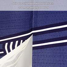 LIGICKY Noren - Cortina de puerta estilo japonés estilo largo tapiz paneles de tratamiento para ventana protección de privacidad hogar sushi restaurante cocina decoración de 85 x 149 cm azul marino fideos - Azul marino - Ver 7