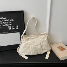 1pc, 31cm*11cm*19cm Mini Solid Color Shoulder Bag, Crossbody Bag, Fashion Shoulder Bag, Casual Crossbody Bag, Work Bag, Suitable For Students, Commuting, Shopping, Gifts - Multicolor - View 13