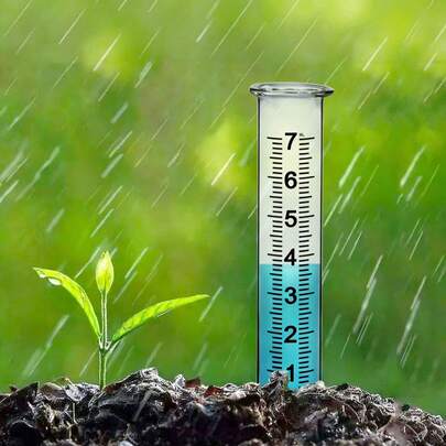 Bộ 3 dụng cụ đo lượng mưa ngoài trời, dụng cụ đo lượng mưa chính xác, kèm chổi vệ sinh, dễ đọc, chống thấm nước và bền bỉ, thích hợp cho sân vườn, bãi cỏ và trang trại.