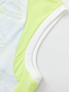 Bộ 2 áo tank top cho bé trai, thoáng mát, nhanh khô, thấm hút mồ hôi, thích hợp mặc mùa hè 2026. - tông màu vàng trắng - Xem 4