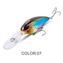 KINGDOM 1PC Kingpro OC-62 Big Crankbait Artificial Hard Baits 62mm 21.8g ABS Material Freshwater Sinking Saltwater Floating Minnow Bait For Sea Fishing Lures Trolling Retrieving Suitable For All Sea Areas - Multicolor - View 15