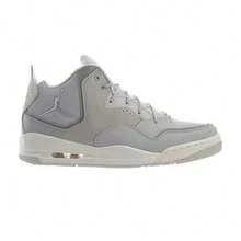 Jordan Courtside 23 Vintage Basketball Shoes Men's Mid Top Black Grey - Grey - View 2