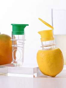 2/1pc New Spiral Lemon Juicer - Plastic Citrus Press With Built-In Strainer, Portable Manual Fruit Juicer For Cocktails, Beverages, Camping, Picnic - Easy And Convenient For Extracting Lemon, Orange, Lime Juice Compact Juicer Space-Saving Design, Perfect For Lemonade Stands - Multicolor - View 6