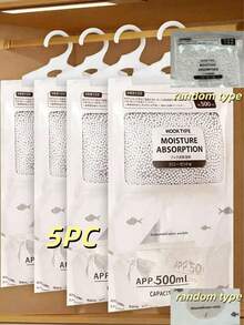 10个装大号除湿袋 - 衣物吸湿剂，非电动衣柜及家用除湿器，吸湿袋，衣橱除湿器，干燥剂 - 适用于夏季潮湿环境，开学季衣柜 - 彩色 - 查看 14