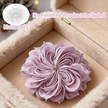 1pc 3D Dahlia Flower Silicone Mold, Heat Resistant Non-Stick Easy To Clean, Suitable For Candle Making, Soap Crafting, Cement Art, Beginner Friendly, Great For Home Decor, Couple's Gifts, DIY Crafts, Wedding Favors, Photography Backdrops, Collectibles - 1 Flower Roll Mold - View 2