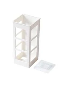 1pc No-Drill Wall Mounted Hair Tool Organizer - Adjustable Height Storage Rack For Hair Dryer, Curling Iron & Straighteners, Bathroom/Cabinet Door Multifunctional Storage Rack With Heat-Resistant Design - Multicolor - View 12