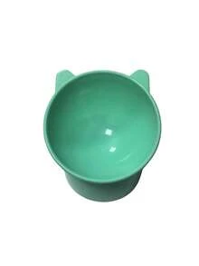 1pc/Elevated Tilted Cat Bowl With Cat Ears Design - Neck-Protective Raised Cat Food & Water Bowl, Non-Slip Base, Perfect For Cats & Small Dogs, Reduces Neck Strain & Vomiting - 1L - View 7