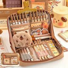 Hộp đựng bút dung lượng lớn, túi đựng văn phòng phẩm đa năng Karpibar, túi đựng đồ dùng học tập. - Mảnh duy nhất - Xem 8