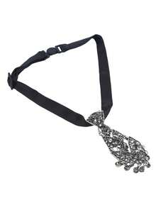1pc Shiny Rhinestone Tie, Unisex, Glamorous Eye-Catching Tie Accessory, Suitable For Parties, Nightclubs And Formal Occasions - Multicolor - View 11