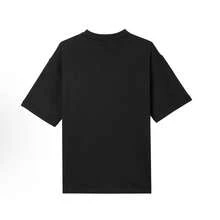 Alo Yoga Double Take Crew Neck Short-Sleeve T-Shirt | Ultra-Soft Signature Jersey | Breathable & Moisture-Wicking | Classic Relaxed Fit | Iconic Micro Logo Detail | The Perfect Everyday Layer - 黑色 - 查看 3
