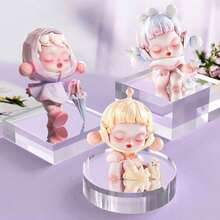 1 Piece, Transparent Acrylic Crystal Cube Display Stand, Solid Transparent Square Block, Suitable For Displaying Jewellery, Watches, Cosmetics And Photography Props - Square Style - View 8