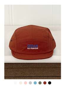 Soft-Top Hip-Hop Flat-Brimmed Hat For Women, Spring/Summer, Small Lettering, Fashionable, Versatile, Five-Panel Hat, Adjustable For Large Head Circumference, Simple, Flattering, Short-Brimmed Hat, Outdoor Skateboarding, Hip-Hop, Baseball Cap, Skater Hippie Chicks Style. - SEDAN Letter Quick-drying - View 18