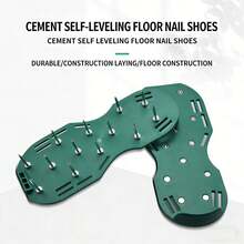 1 双可调节水泥自流平地板钉鞋 - 1 双草坪打孔钉鞋，耐用钉鞋，适用于草坪打孔、环氧树脂地板、混凝土抛光和草坪养护 - 彩色 - 查看 1