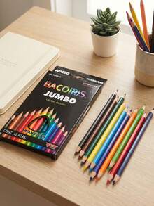 Lápices de Color BACOIRIS Jumbo Triangular – 12 piezas - Conjuntos - Ver 1