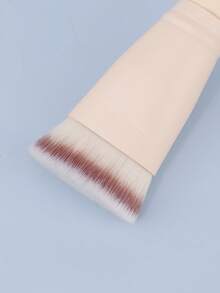 1支004号混合刷，平头歌舞伎粉底刷，合成刷毛，粉色木柄，适用于液体粉底液 - 彩色 - 查看 6