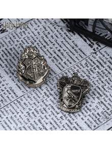 Warner Bros 1 /4PCS Officially Licensed House Crests Enamel Pins Set Featuring And Vintage Metal Badge Designs Collectible Lapel Pins For Backpacks Jackets And Bags Ideal Gifts For Fans Friends And Family - Multicolor - View 10