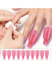 Bộ dụng cụ làm móng bao gồm: Kẹp tẩy sơn móng tay, giấy bạc bọc móng, bộ tẩy sơn gel móng tay đầy đủ. - Nhiều màu - Xem 2