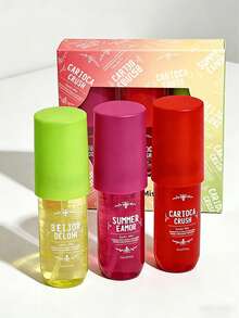 Set de 3 piezas Spray de fragancia secreta de verano de Brasil de 90ml, ambientador de coche, que ofrece un festín olfativo. Ambientador de fragancia duradera, de gran capacidad y alto rendimiento. Tres aromas premium para elegir. Aromaterapia de calidad, adecuado para desodorizar y realzar la fragancia en cualquier escenario. Portátil, éxito de internacional, regalo perfecto. - A - Ver 11
