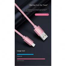 Kabel Charger Micro USB, 3 Paket (3,3 kaki/6,6 kaki/10 kaki) untuk Charger Android Micro USB ke USB A, Kabel Jalinan Nilon, Kompatibel dengan Galaxy S6 S7 Edge Note 5, Kindle, dan Lainnya - Merah - MultiWarna - View 4