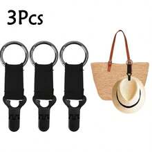 1Pc/2/3/4Pcs Outdoor Travel Multi-Function Hat Clip Portable Backpack Hat Storage Clip Sun Hat Hanging Bag Anti-Loss Clip Button Hot-Selling Style - Multicolor - View 14