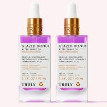 2-Pack Glazed Donut After Shave Oil – Ingrown Hair & Discoloration Treatment – Hydrates And Soothes Razor Burn With Vitamin E, Niacinamide & Hyaluronic Acid – Brightens Uneven Skin Tone On Legs, Underarms & Bikini Line – Toasted Vanilla Glaze Scent - 薰衣草色 - 查看 1