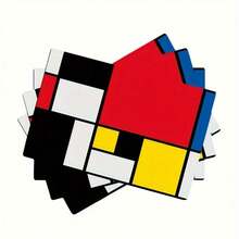 4/6-Pack Black Red Yellow Plaid Home Decor Kitchen Placemats, Geometric Pattern Table Mats Printed Heat Insulation Placemats, 4-Pack/6-Pack, 12 X 18 Inch Table Mats, Suitable For Outdoor Family Gatherings Kitchen Dining Parties Picnics - Black, Red and Yellow Plaid - View 5