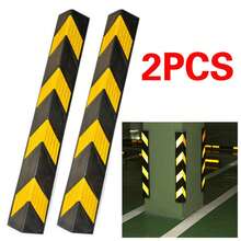 2PCS Reflective Corner Guard Wall Reflectors Garage Strips Edges Protector - A - Ver 10