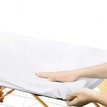 Disposable Elastic Strap Massage Pad, Suitable For Facial, Body Care And Skin Care In Beauty Salons. Size: 84 Inches * 35 Inches, Color: White. - Multicolor - View 2