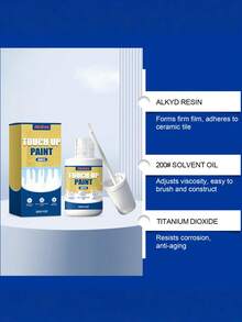 White Tile Repair Paint, Waterproof Coating For Aesthetic Repair, Multi-Functional Renovation And Coverage - A - View 8
