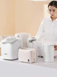 Bộ 10/50 miếng nắp đậy chống bụi bằng nhựa trong suốt đa năng, thích hợp cho các thiết bị gia dụng như lò vi sóng, quạt điện, nồi cơm điện, khay nướng và các thiết bị nhà bếp khác. - Nhiều màu - Xem 8