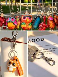 1/10/30/50/100 个带钥匙圈的钥匙扣钩，带挂绳环的钥匙扣夹钩，适用于珠宝制作 DIY 手工艺品（5/15/25/50 个金属龙虾扣 + 5/15/25/50 个开口连接环） - 鑰匙扣 - 查看 8