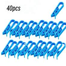 5/15/25/35Pcs Trash Can Trash Bag Fixing Clips Anti-Slip Anti-Fall Trash Bag Clips Home Kitchen Bathroom Creative Trash Bag Fixing Clips - Blue - View 16
