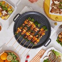 Chảo nướng chống dính - Chảo phẳng dùng để nướng bít tết, trứng, bánh kếp, tương thích với bếp từ. - A - Xem 2