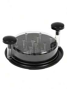 8 pouces Déchiqueteur de viande de poulet, outil de déchiquetage de viande cuite avec couvercle transparent, conception ergonomique, antidérapant, facile à nettoyer, déchiqueteur de viande de poulet style twist - Multicolore - Voir 13