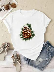 Dam-T-shirts - Vitt - Visa 2