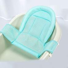 Infant Bath Tub Support Cushion, Soft Anti-Slip Bath Mat With Pillow, Adjustable Polyester Fiber Bath Net, Suitable For 0-3 Years Old Babies - Ideal Gift For Christmas, Thanksgiving And New Year - Multicolor - View 9