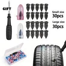 Tire Repair Tool Spiral Tire Plug, Universal Tire Repair Plug Kit With Box, Comes With Screwdriver Quick Tire Repair Tool, Suitable For Car, Motorcycle, SUV, Truck, RV, Bicycle, ATV Tire Repair, Tubeless Tire Repair - Multicolor - View 9