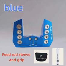 Jean Carlo Aluminum Alloy Putter Head, Free Grip + Shaft Cover Included, Backyard Lawn Putter Practice Tool, Lightweight Outdoor Sports Accessory - Blue - View 7