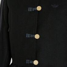 Adidas Women's Lunar New Year Special Edition Hooded Jacket | Asia Sizing Premium Fleece Full-Zip Sweatshirt | Festive Graphic Embroidery Athletic Outerwear | Slim Fit Sportswear Black And Grey Hoodie | Limited Edition Chinese New Year Urban Style Top In Black - 黑1 - 查看 6