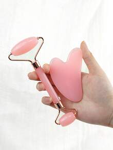 Bộ 2 con lăn massage mặt Gua Sha kèm dụng cụ cạo, massage mặt và cổ - Quà tặng Ngày của Mẹ - Quà tặng chăm sóc da mặt cho mẹ, Làm đẹp, Chăm sóc da, Spa, Tự chăm sóc, Dụng cụ chăm sóc da, Chăm sóc da mặt, Đồ dùng làm đẹp, Massage, Dụng cụ massage mặt, Con lăn massage mặt - Nhiều màu - Xem 11