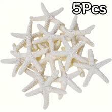 5/8/10/20pcs Mixed Color Resin Starfish & Star Flat Back Gems - 30mm Ocean Life Shaped, For DIY Crafts, Wedding Decor, Nautical Theme Party Supplies, Scrapbooking - Flat Ocean Theme Star Decorations, Suitable For Floral Typography Design - 3cm - View 15