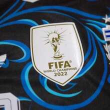2026 World Cup Argentina Away Jersey, M Essi No. 10, Quick-Drying And Breathable Fan Version Short-Sleeved Shirt - 藍色 - 查看 3